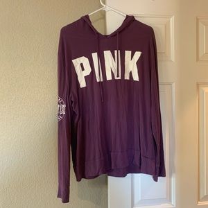 PINK Hooded Long Sleeve